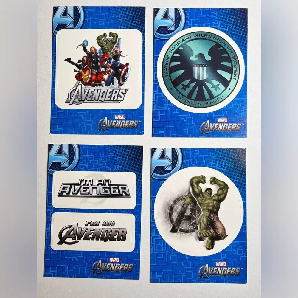 Upper Deck 2012 Marvel Avengers Assemble Sticker Set S1-S4